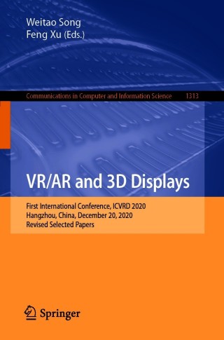 Imagen de portada: VR/AR and 3D Displays 9789813365483