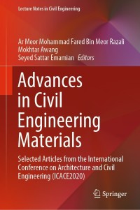 Titelbild: Advances in Civil Engineering Materials 9789813365599