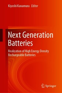 صورة الغلاف: Next Generation Batteries 9789813366671