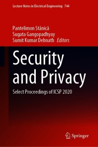 Cover image: Security and Privacy 9789813367807