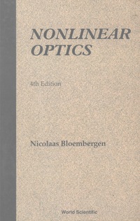 Cover image: NONLINEAR OPTICS (4TH ED) 4th edition 9789810225988