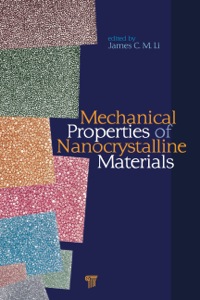 Imagen de portada: Mechanical Properties of Nanocrystalline Materials 1st edition 9789814241977