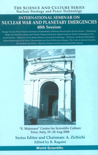 Cover image: INT'L SEMINAR NUCLEAR WAR (40TH SESSION) 9789814289122