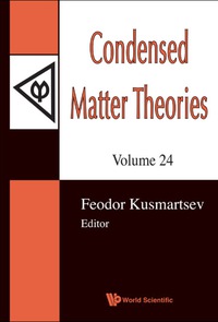 Cover image: CONDENSED MATTER THEOR [W/ CD] 9789814289146