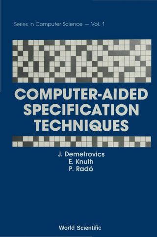 Cover image: COMPUTER-AIDED SPECIFICATION TECH   (V1) 9789971978532
