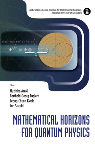 Cover image: Mathematical Horizons For Quantum Physics 9789814313315
