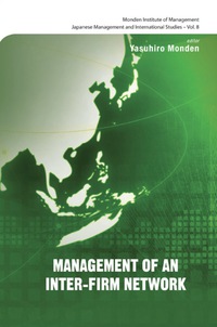 Imagen de portada: Management Of An Inter-firm Network 9789814324618