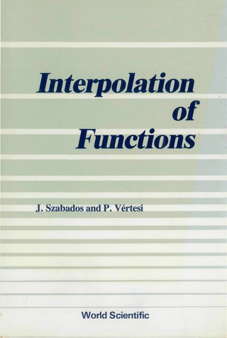 Cover image: INTERPOLATION OF FUNCTIONS    (B/H) 9789971509156