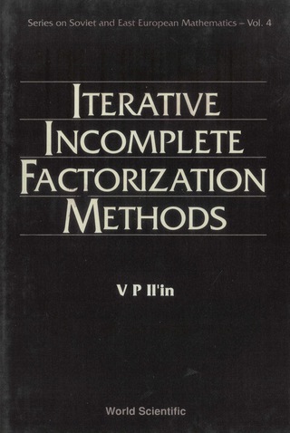 Cover image: ITERATIVE INCOMPLETE FACTORIZATION..(V4) 9789810209964