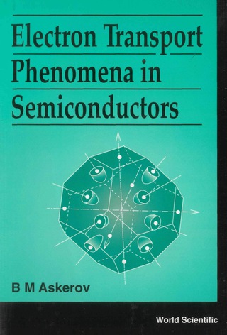 Cover image: ELECTRON TRANSPORT PHENOMENA IN SEMI... 9789810212834