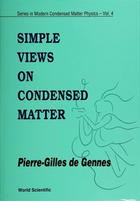 Cover image: SIMPLE VIEWS ON CONDENSED MATTER    (V4) 9789810209094