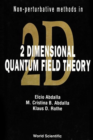 Cover image: NON PERTURBATIVE METHOD IN TWO DIMENSION 9789810204624