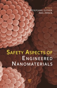 Cover image: Safety Aspects of Engineered Nanomaterials 1st edition 9789814364850