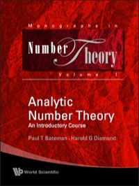 Cover image: ANALYTIC NUMBER THEORY 9789812560803