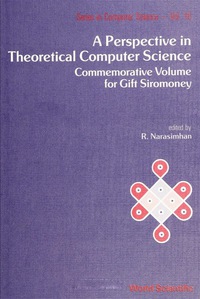 Cover image: PERSPECTIVES IN THEOR.COMPUTER SCI (V16) 9789971509255
