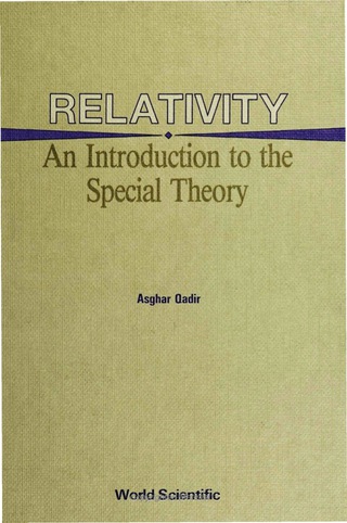 Cover image: RELATIVITY:AN INTRO TO THE SPECIAL THEOR 9789971506124