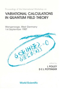 Imagen de portada: Variational Calculations In Quantum Field Theory: Proceedings Of The International Workshop 1st edition 9789971505004