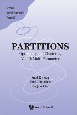Titelbild: Partitions: Optimality and Clustering Vol II: Multi-Parameter 9789814412346