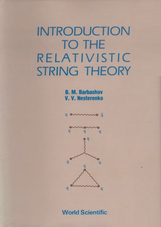 Cover image: INTRO TO THE RELATIVISTIC STRING THEORY 9789971506872