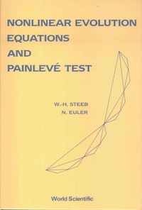 Cover image: NONLINEAR EVOLUTION EQUTN AND PAINLEVE 9789971507442