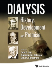 Cover image: DIALYSIS : HISTORY,DEVELOPMENT & PROMISE 9789814289757