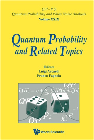 Cover image: Quantum Probability and Related Topics 9789814447539