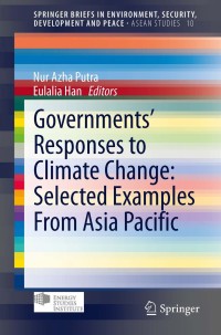 Titelbild: Governments’ Responses to Climate Change: Selected Examples From Asia Pacific 9789814451116