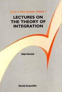 Cover image: THEORY OF INTEGRATION,LECT ON THE   (V1) 9789971504502