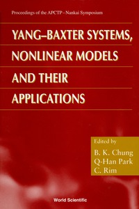 Imagen de portada: YANG-BAXTER SYS,NONLINEAR MODELS &... 9789810241322