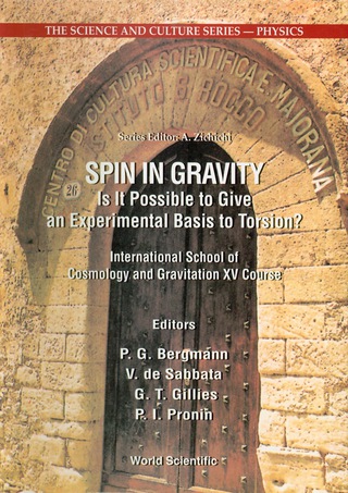 Imagen de portada: Spin In Gravity - Is It Possible To Give An Experimental Basis To Torsion? 1st edition 9789810234591