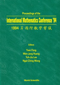 Cover image: International Mathematics Conference '94 9789810224080