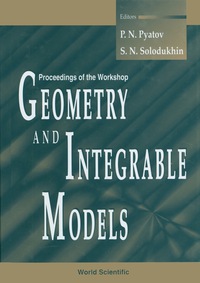 Imagen de portada: Geometry And Integrable Models: Proceedings Of The Workshop 9789810223304