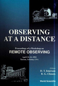 صورة الغلاف: Observing At A Distance - Proceedings Of A Workshop On Remote Observing 9789810211325