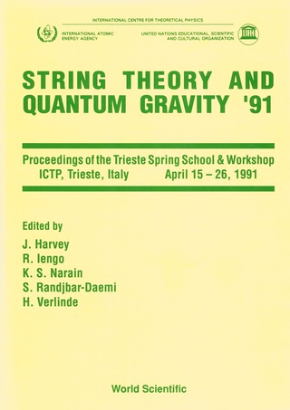 Imagen de portada: String Theory And Quantum Gravity '91 - Proceedings Of The Trieste Spring School And Workshop 1st edition 9789810207748