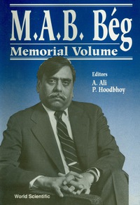 صورة الغلاف: M.a.b. Beg Memorial Volume 1st edition 9789810207144