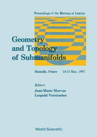 Omslagafbeelding: Geometry And Topology Of Submanifolds - Proceedings Of The Meeting At Luminy Marseille 1st edition 9789971509330