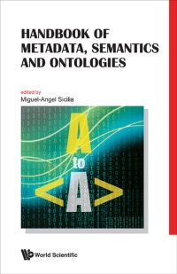 Imagen de portada: Handbook Of Metadata, Semantics And Ontologies 9789812836298