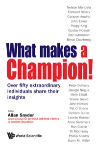Cover image: WHAT MAKES A CHAMPION! 9789814612845