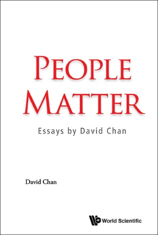Imagen de portada: People Matter: Essays by David Chan 9789814689021