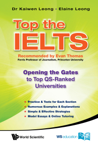 Cover image: TOP THE IELTS: OPEN THE GATES TO TOP QS-RANKED UNIVERSITIES 9789814689694