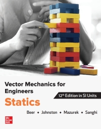 Cover image: Vector Mechanics for Engineers: Statics 12e in SI Units, 12th Edition 12th edition 9789813157859