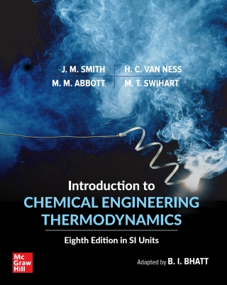 Cover image: Introduction to Chemical Engineering Thermodynamics in SI Units 8th edition 9789813157897