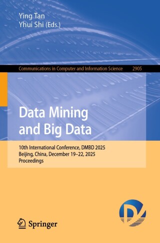 Cover image: Data Mining and Big Data 9789819202287