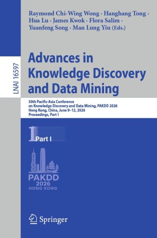 Imagen de portada: Advances in Knowledge Discovery and Data Mining 9789819212996
