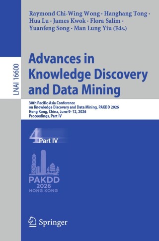 Imagen de portada: Advances in Knowledge Discovery and Data Mining 9789819214679