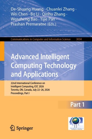 Cover image: Advanced Intelligent Computing Technology and Applications 9789819235308
