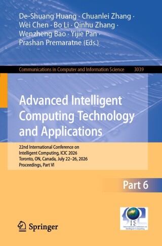 Titelbild: Advanced Intelligent Computing Technology and Applications 9789819235537