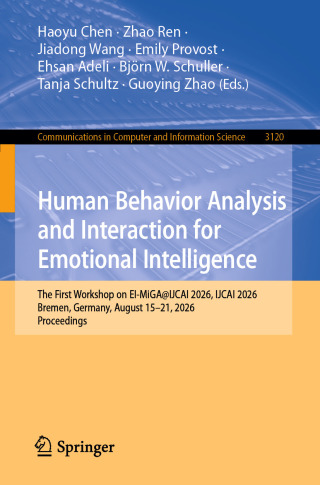 Cover image: Human Behavior Analysis and Interaction for Emotional Intelligence 9789819245284