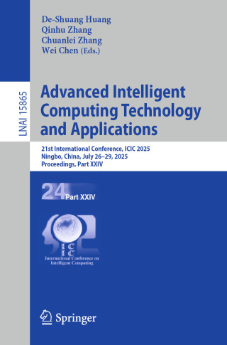 Imagen de portada: Advanced Intelligent Computing Technology and Applications 9789819500192