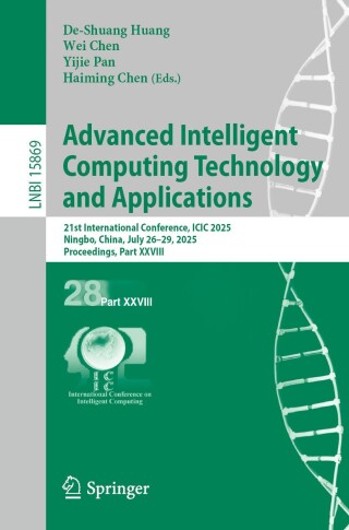 Imagen de portada: Advanced Intelligent Computing Technology and Applications 9789819500352
